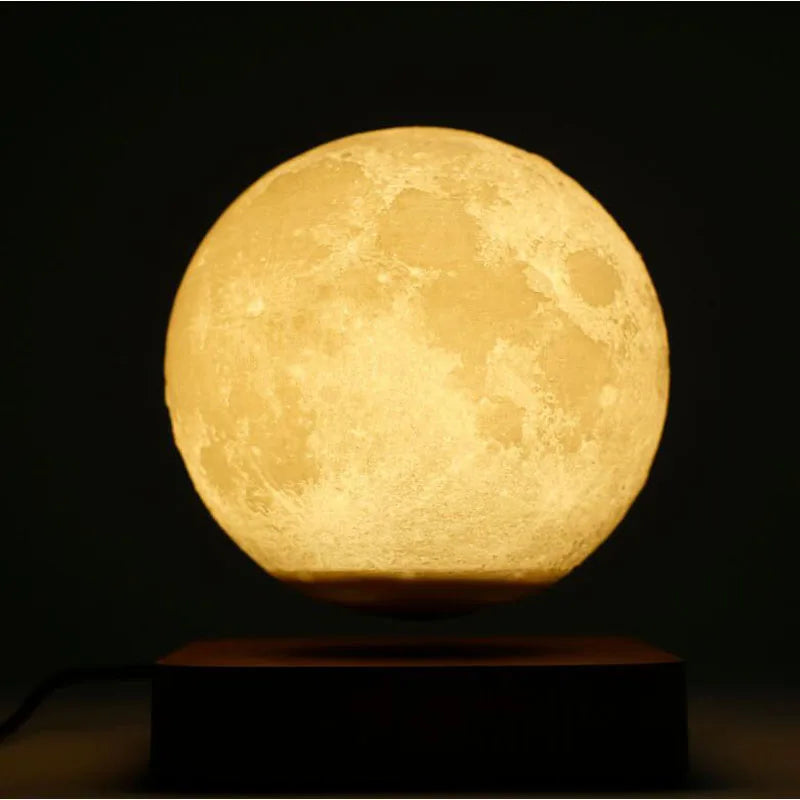 Floating Moon Lamp – Magnetic Levitating 3D Night Light