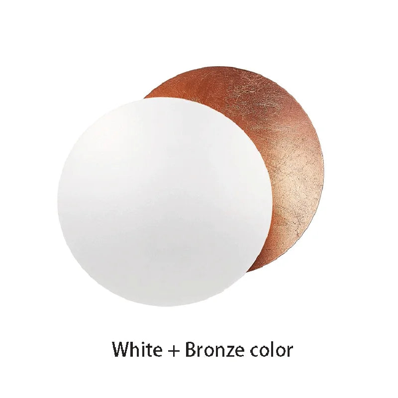 Moon Eclipse Wall Lamp Nordic Vintage Decor Light