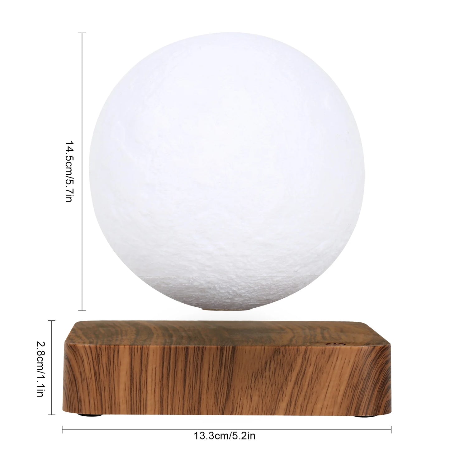 Floating Moon Lamp – Magnetic Levitating 3D Night Light