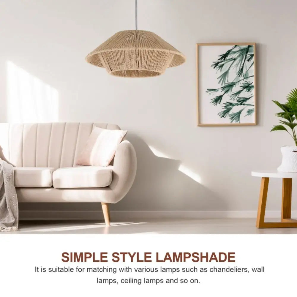 Handwoven Rattan Pendant Light Set of 3 – Boho Ceiling Lamp Shades for Cozy Living Room & Bedroom