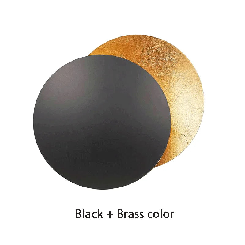 Moon Eclipse Wall Lamp Nordic Vintage Decor Light
