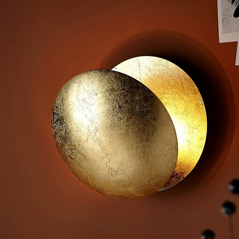 Moon Eclipse Wall Lamp Nordic Vintage Decor Light