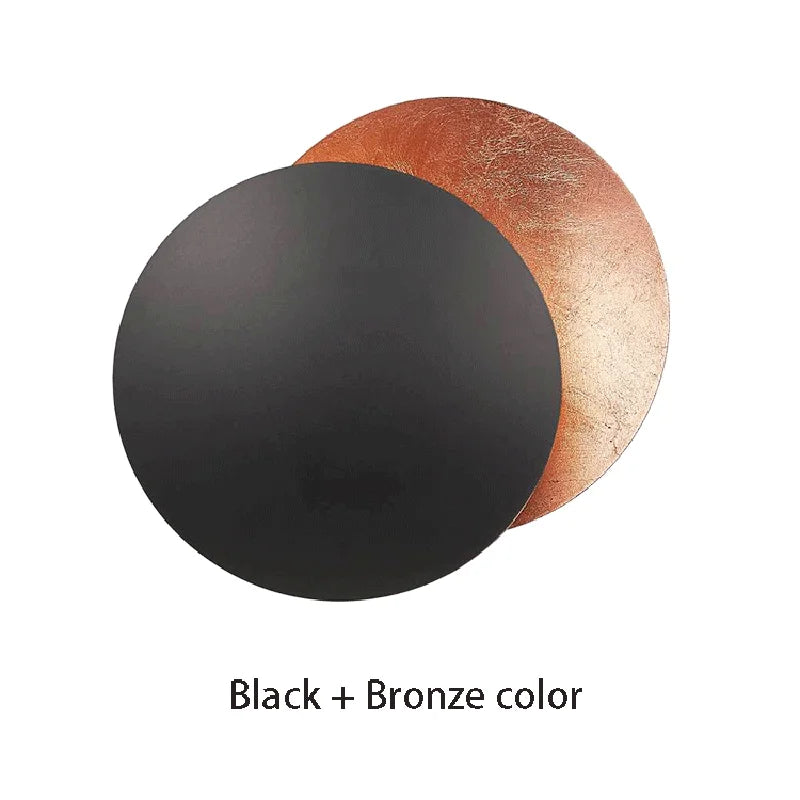 Moon Eclipse Wall Lamp Nordic Vintage Decor Light