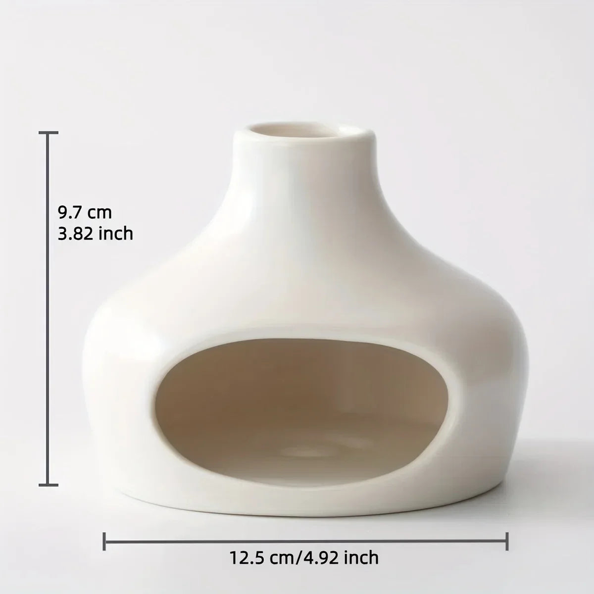 ceramic aroma burner size dimensions and details